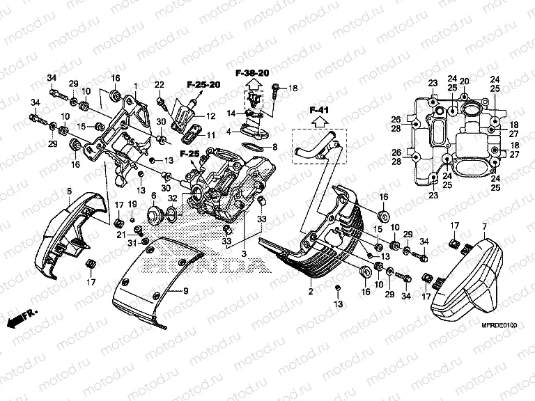 E-1 FRONT CYLINDER HEAD COVER