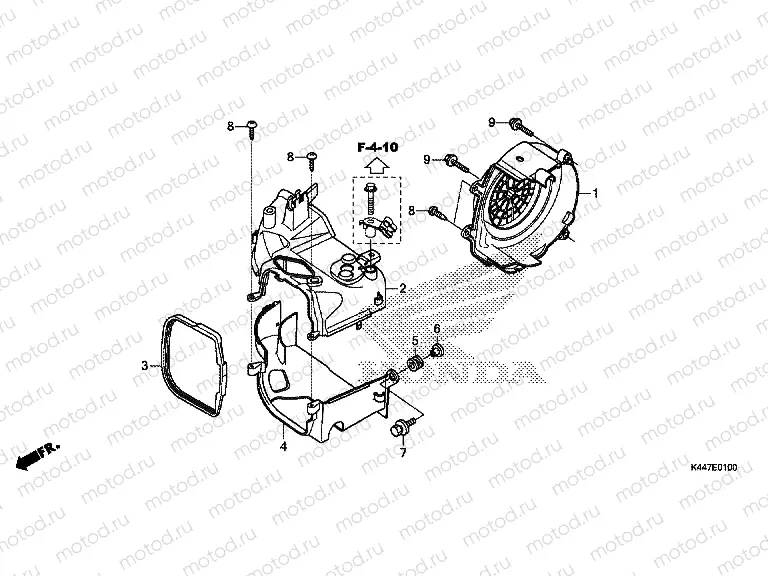 E-1 SHROUD / FAN COVER