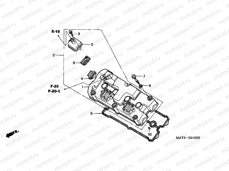 E-1 VALVE COVER