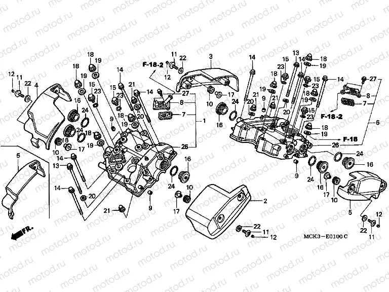 E-1 VALVE COVER