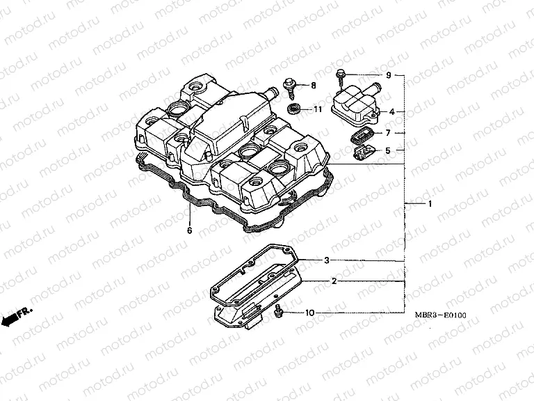 E-1 VALVE COVER