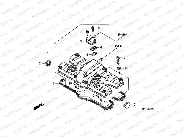 E-1 VALVE COVER