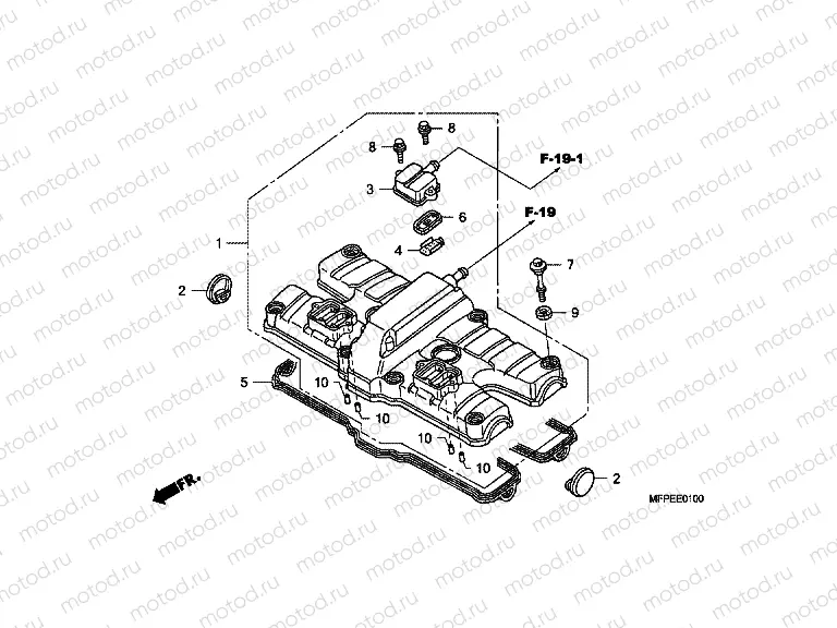 E-1 VALVE COVER