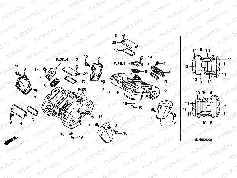 E-1 VALVE COVER