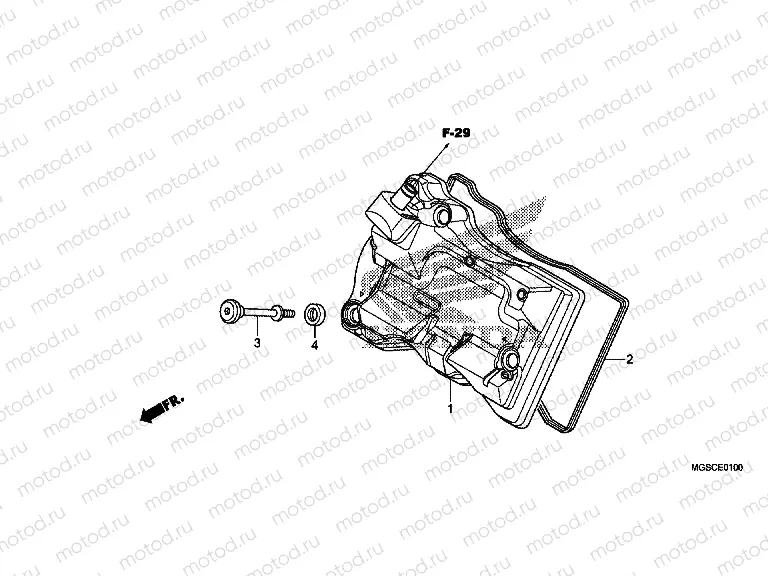 E-1 VALVE COVER
