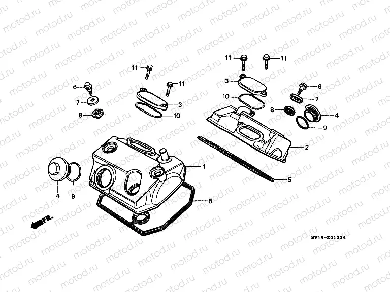 E-1 VALVE COVER