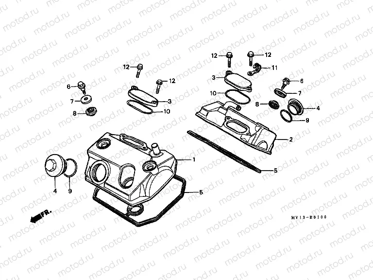 E-1 VALVE COVER