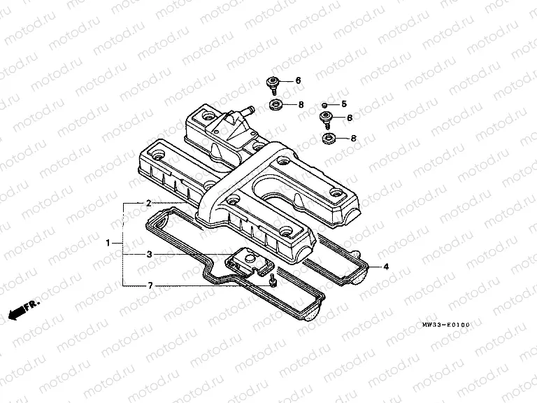 E-1 VALVE COVER
