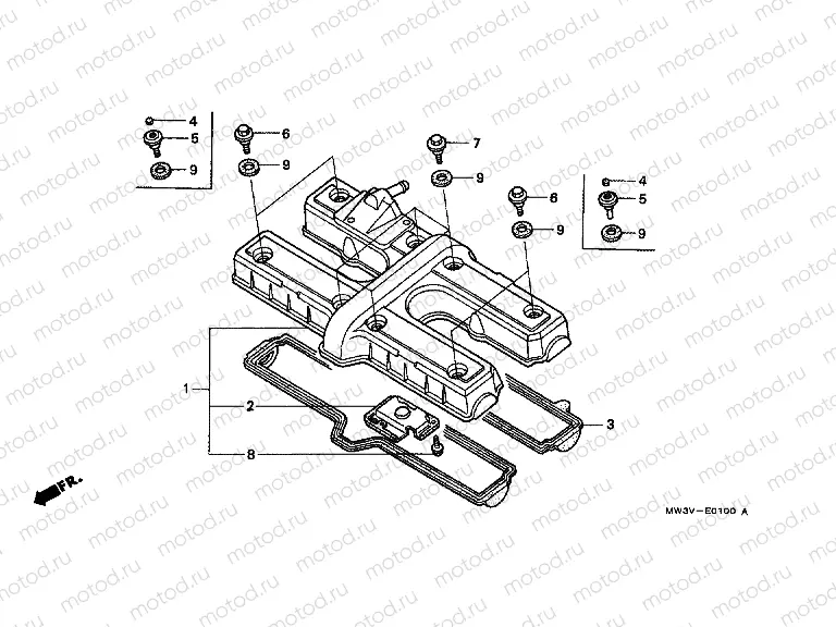 E-1 VALVE COVER