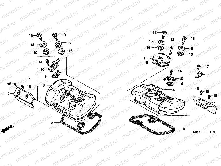 E-1 VALVE COVER