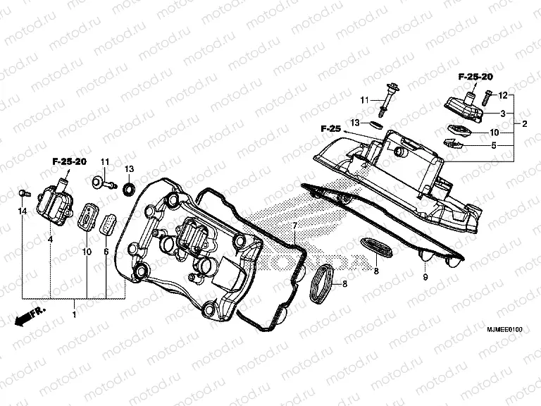 E-1 VALVE COVER