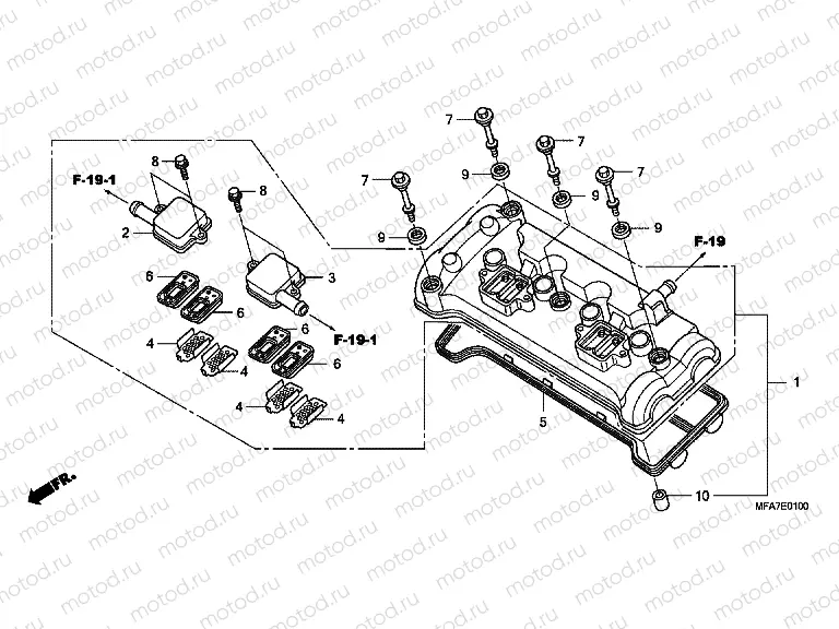 E-1 VALVE COVER