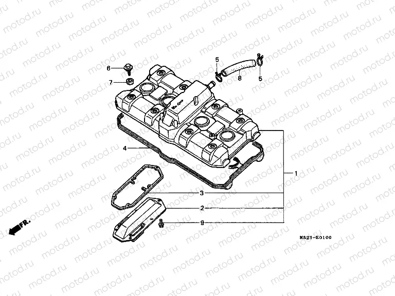 E-1 VALVE COVER