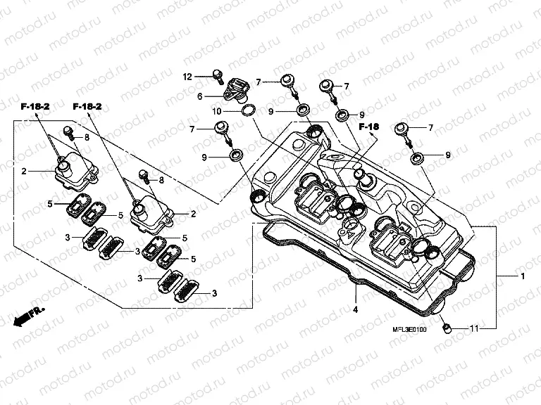 E-1 VALVE COVER