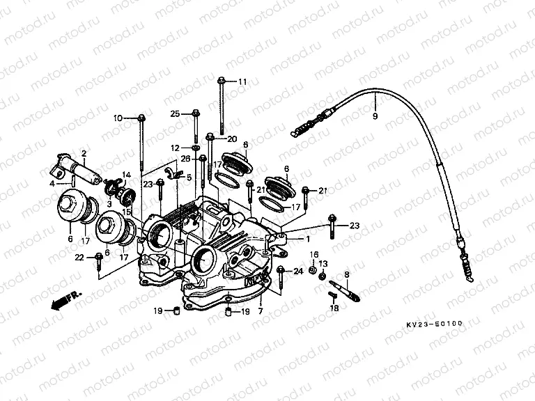 E-1 VALVE COVER