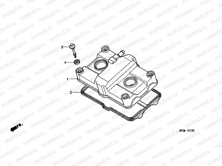 E-1 VALVE COVER
