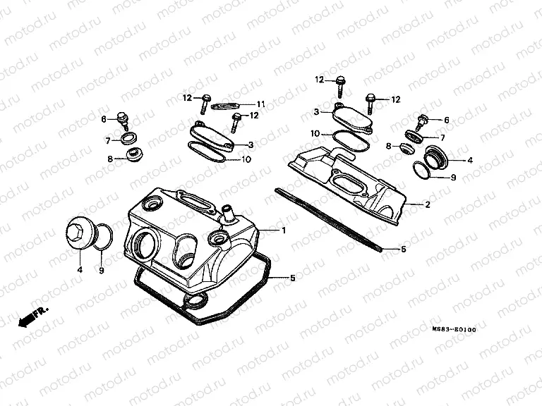 E-1 VALVE COVER