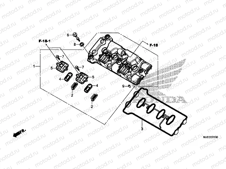 E-1 VALVE COVER