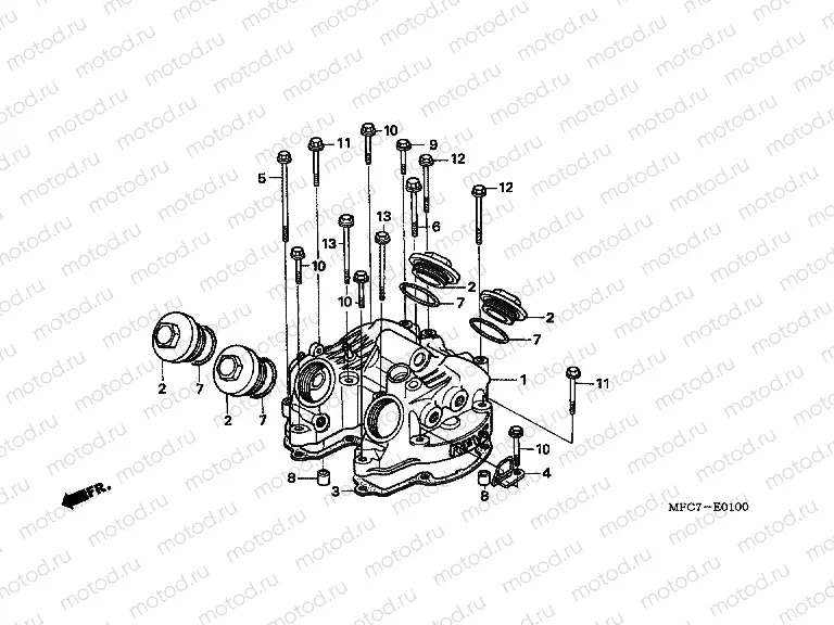E-1 VALVE COVER