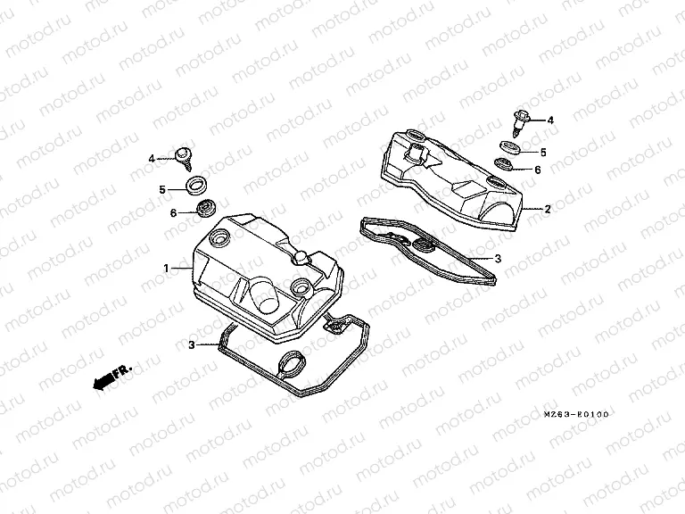 E-1 VALVE COVER