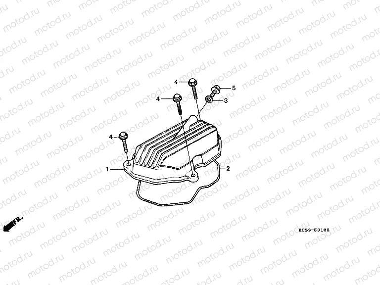 E-1 VALVE COVER