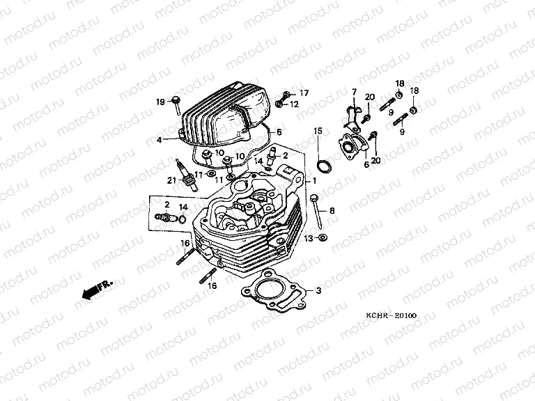 E-1 VALVE COVER