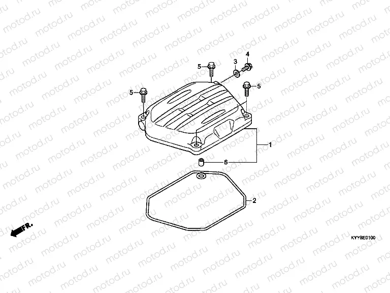 E-1 VALVE COVER