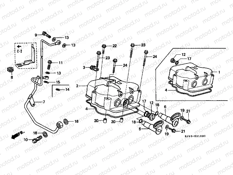 E-1 VALVE COVER