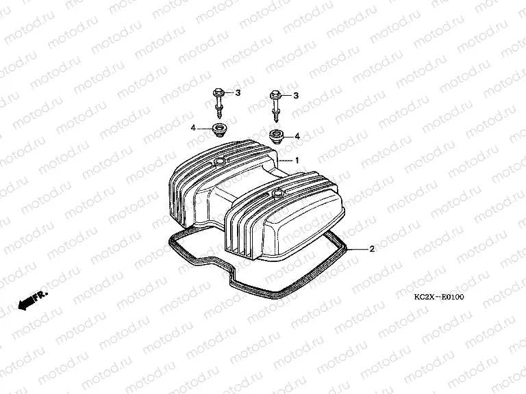 E-1 VALVE COVER