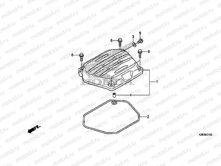 E-1 VALVE COVER