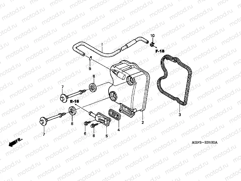 E-1 VALVE COVER