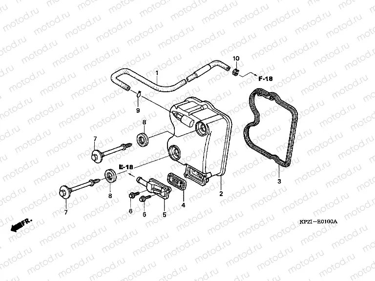 E-1 VALVE COVER