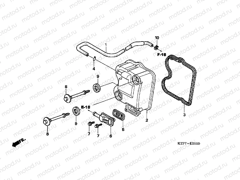 E-1 VALVE COVER