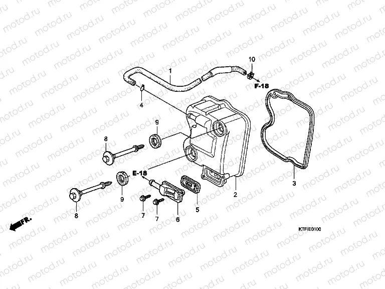 E-1 VALVE COVER