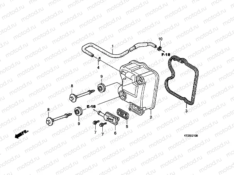 E-1 VALVE COVER
