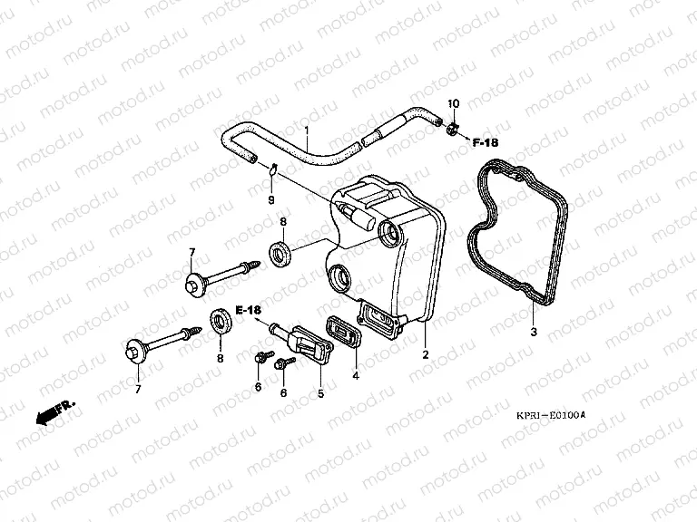 E-1 VALVE COVER