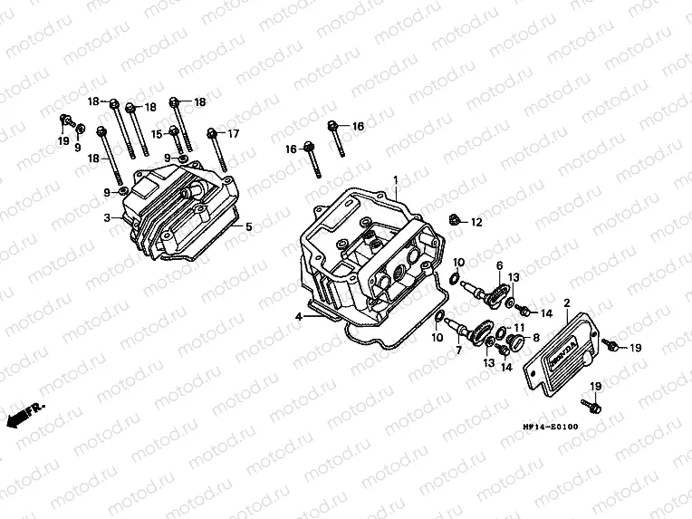 E-1 VALVE COVER