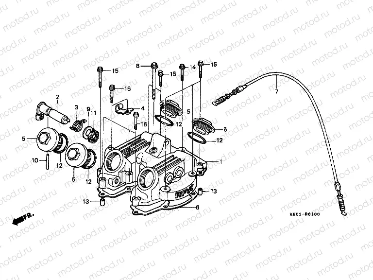 E-1 VALVE COVER