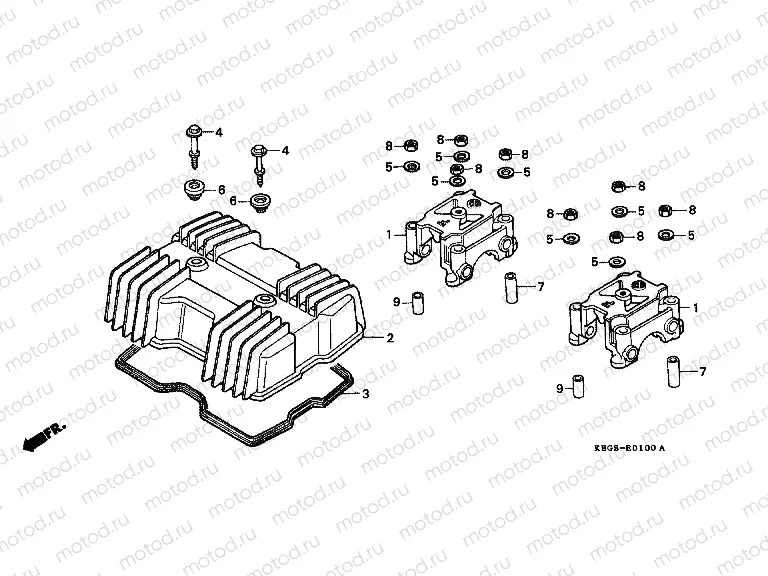 E-1 VALVE COVER