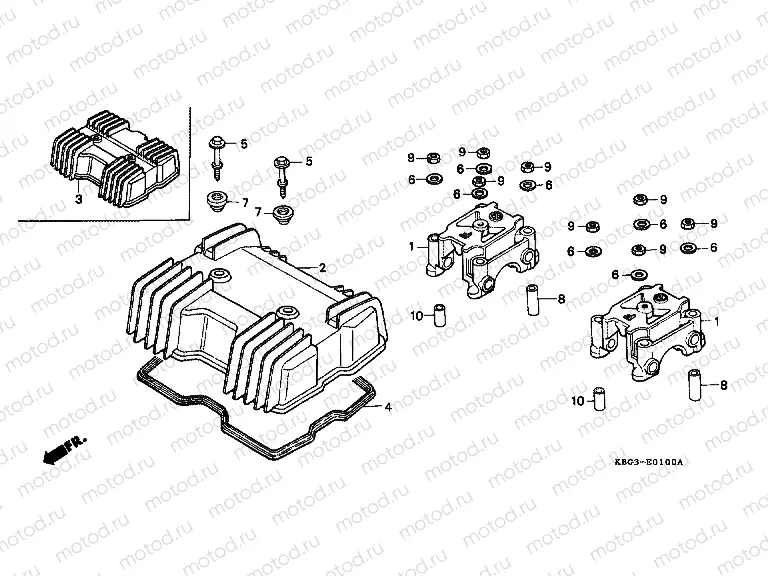E-1 VALVE COVER