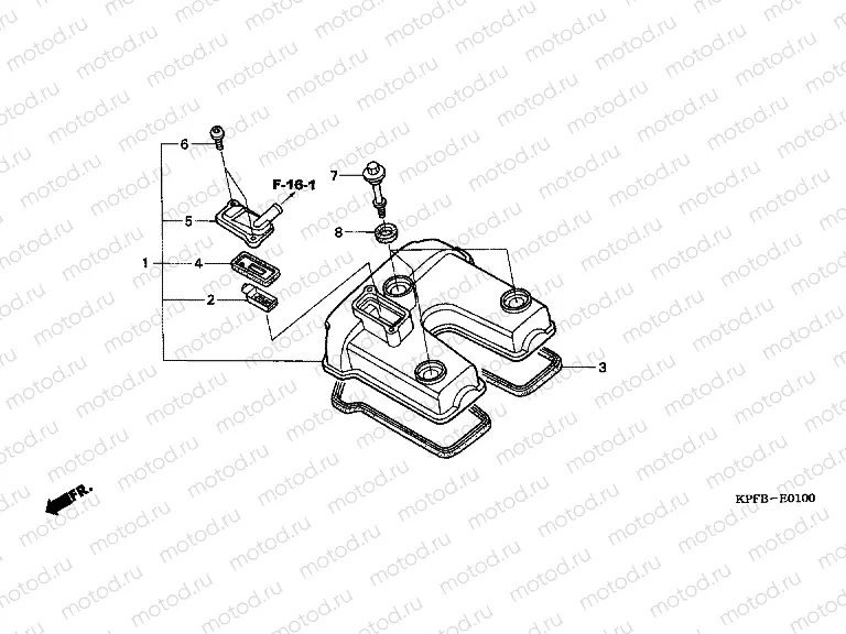 E-1 VALVE COVER