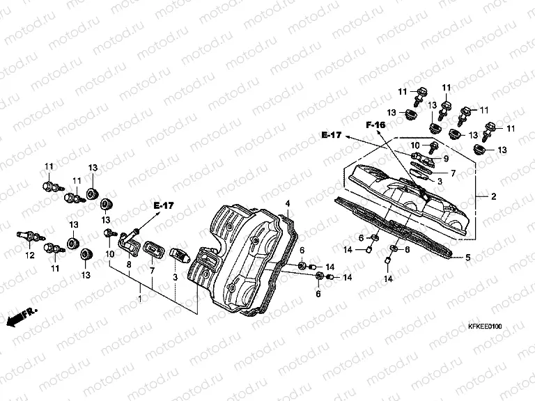 E-1 VALVE COVER