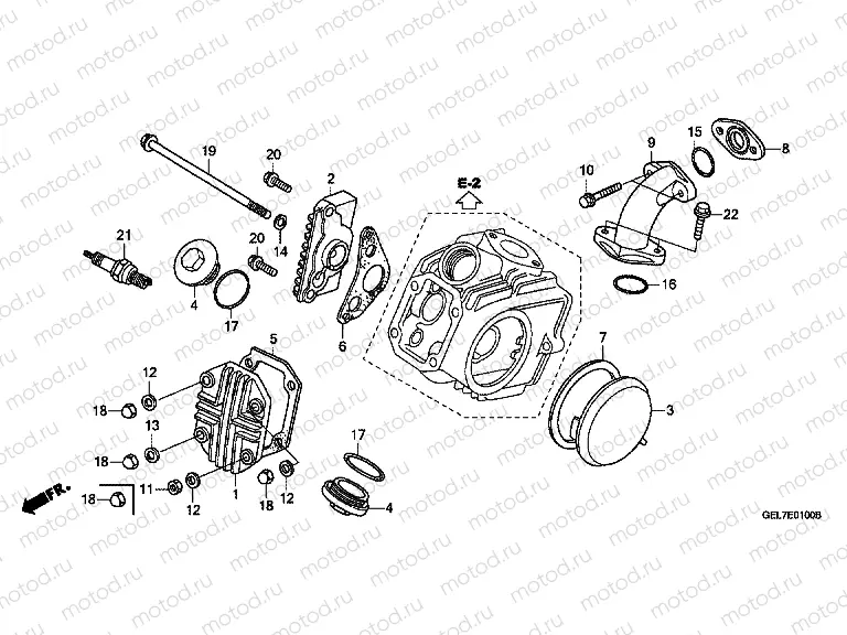 E-1 VALVE COVER