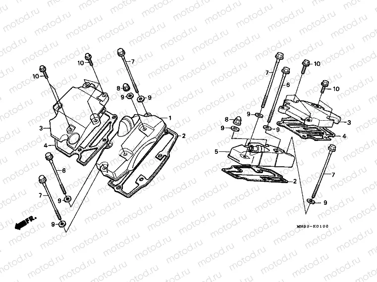 E-1 VALVE LIFT COVER