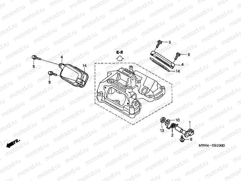 E-1 VALVE LIFT COVER