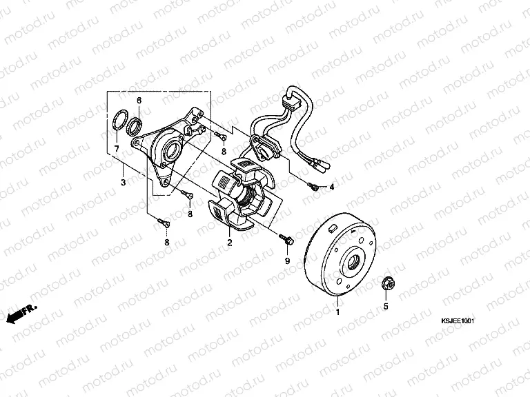 E-10-1 GENERATOR (CRF100F)