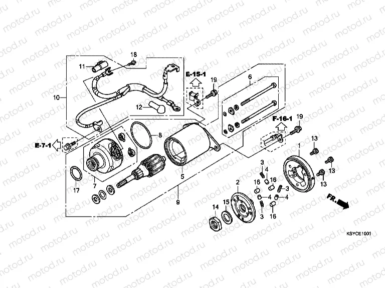 E-10-1 STARTER ENGINE (SC125A)