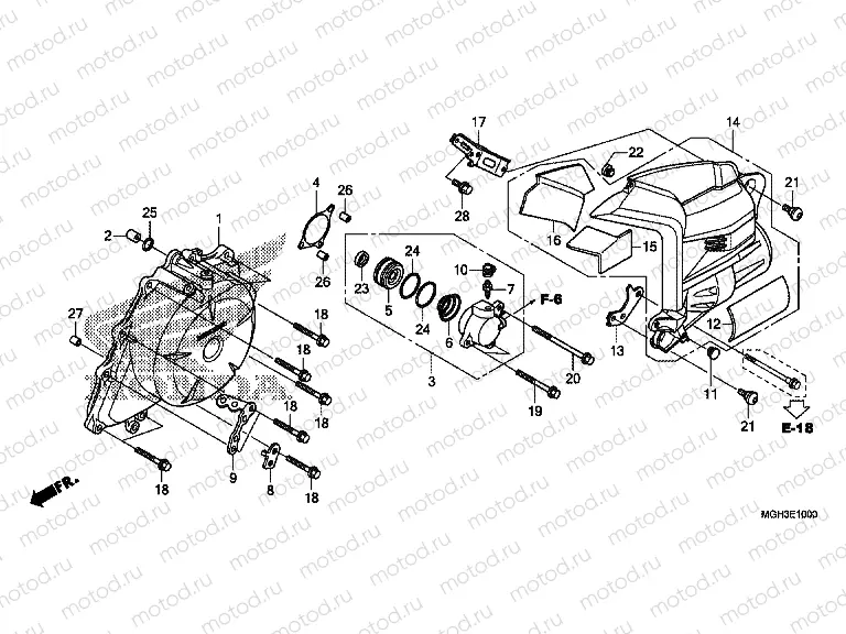 E-10 A.C. GENERATOR COVER