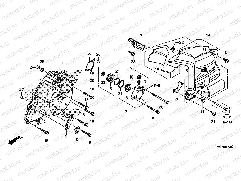 E-10 A.C. GENERATOR COVER
