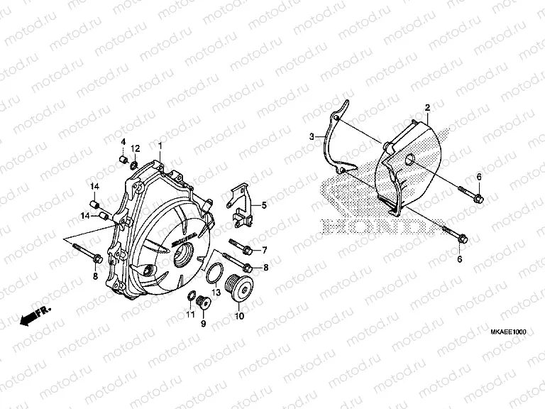 E-10 A.C. GENERATOR COVER